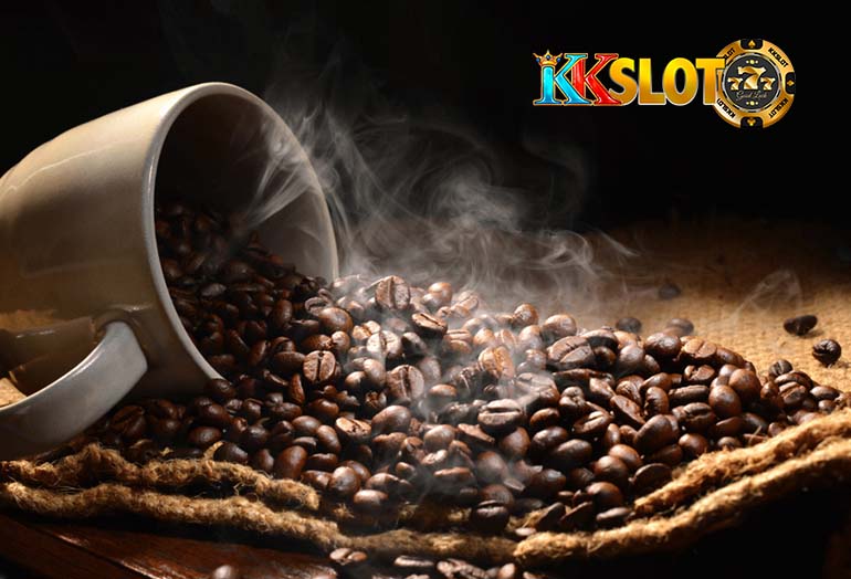 Ilustrasi cangkir kopi KKSLOT777 Coffee
